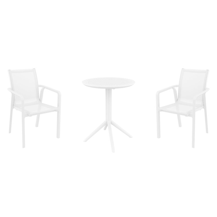 AllModern Farrah 2 Person Round Outdoor Dining Set & Reviews Wayfair